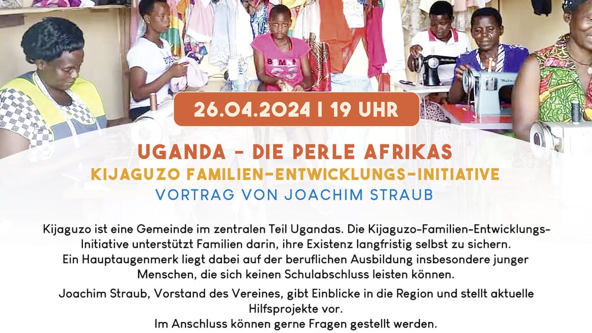 Uganda-Vortrag im Dorfladen Hiltensweiler